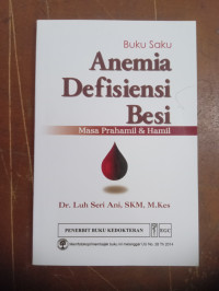 Buku Saku Anemia Defisiensi Besi Masa Prahamil & Hamil