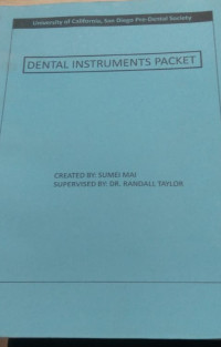 Dental instruments packet