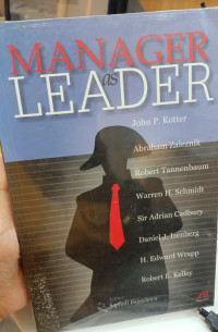 Manager As Leader