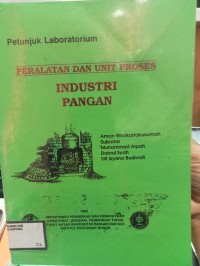 PERALATAN DAN UNIT PROSES INDUSTRI PANGAN