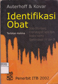 Identifikasi Obat = Identifizierung Von Arzneitoffen