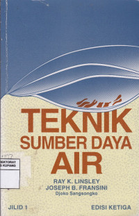 Teknik Sumber Daya Air, Jilid I