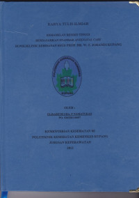 Kehamilan resiko tinggi berdasarkan standar antenatal cara di Poliklinik Kebidanan RSUD. Prof. Dr. W.Z. Johannes Kupang