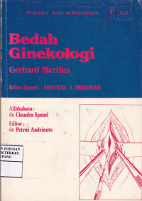 Bedah ginekologi = operative gynecology