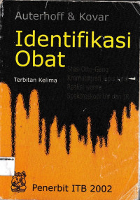 Identifikasi Obat terbitan Kelima = Identifizierung von Arzneistoffen