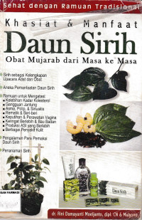 Khasiat & Manfaat Daun Sirih Obat Mujarab dari Masa ke Masa