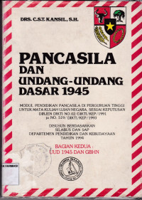 Pancasila dan Undang-undang Dasar 1945