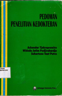 Pedoman penelitian kedokteran