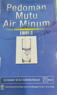 Pedoman  Mutu Air Minum