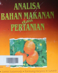 Analisa Bahan Makanan dan Pertanian