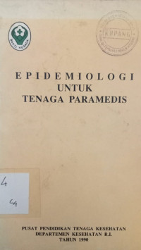 EPIDEMIOLOGI UNTUK TENAGA PARAMEDIS