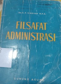 Filsafat Administrasi