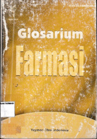 Glosarium Farmasi