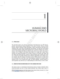 HUMAN AND MICROBIAL WORLD