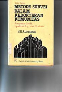 Metode Survei Dalam Kedokteran Komunitas