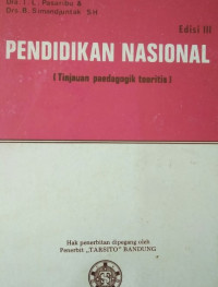 Pendidikan Nasional Tinjauan Pedagogi Teoritis