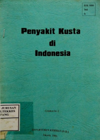 Penyakit kusta di indonesia