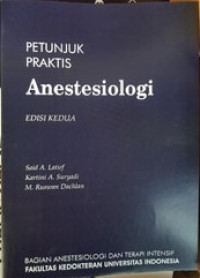 Petunjuk Praktis Anestesiologi