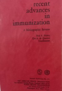 Recent Advances in  immunization