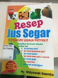 Resep Jus Segar pembasmi segala penyakit