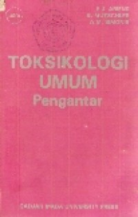 TOKSIKOLOGI UMUM Pengantar