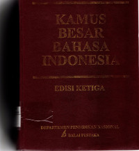 Kamus besar Bahasa Indonesia